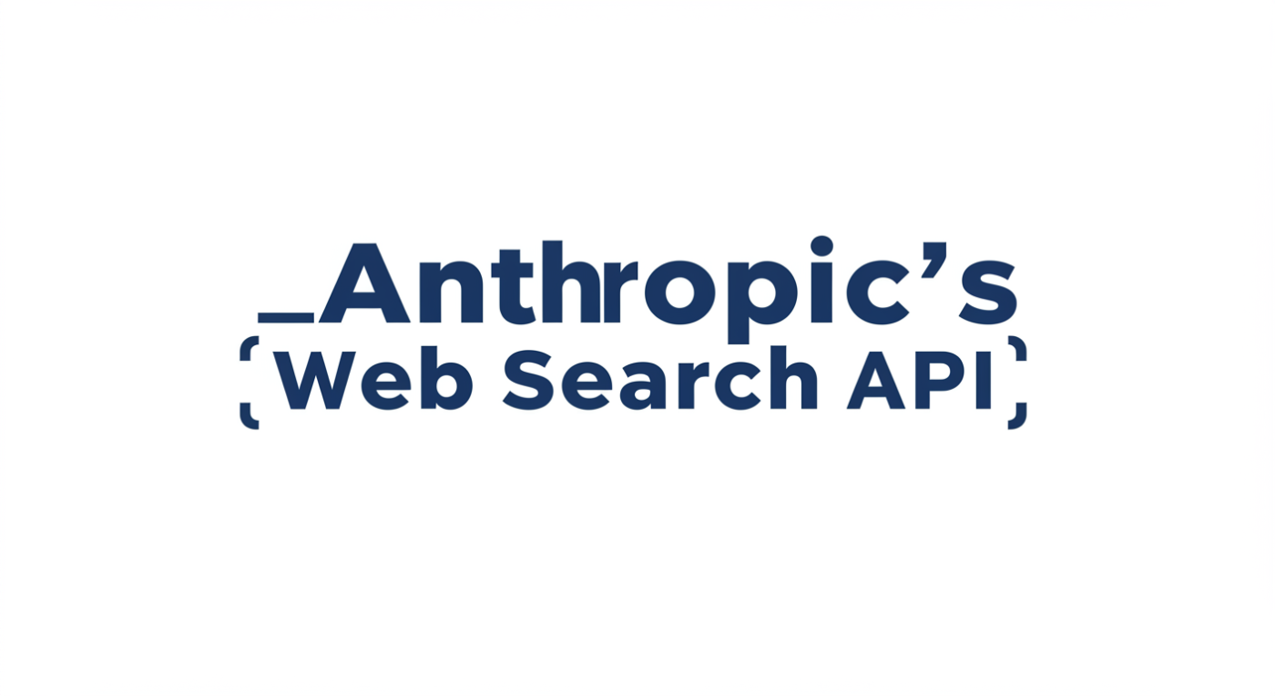 Anthropic's web search API